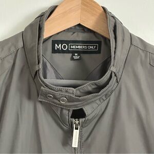 MEMBERS ONLY Classic Iconic Racer Jacket - Gray